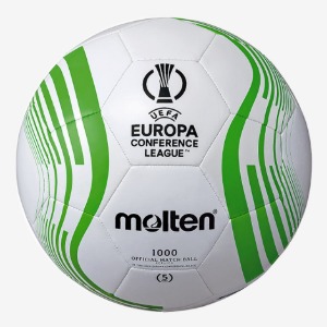 5호 Molten UEFA 컨퍼런스 리그 21/22 오피셜 레플리카 사커볼 [화이트/그린]